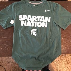 ☄️ Michigan State Spartan Nike Shirt Size Small ☄️